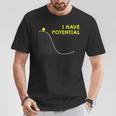 I Have Potentialcience And Physics Gag Pun Tシャツ 面白い贈り物