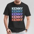 Modern Repeated Text Kenny Tシャツ 面白い贈り物
