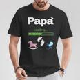 Futuro Papà Padre Daddy Loading Gravidanza Regalo Famiglia Maglietta Regalos divertidos
