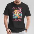 Girls Trip 2026 Urlaubonnenbrilleommer Palmentrand T-Shirt Lustige Geschenke