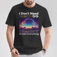 Googleを検索する必要はありません。Chatgptはすべてを知っています。 Tシャツ 面白い贈り物