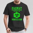 Green Biohazard 危険物 コスチューム キッズ メンズ Tシャツ 面白い贈り物