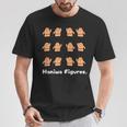 Haniwa Figures はにわ 古墳 ダンス 踊り 歴史 考古学 Tシャツ 面白い贈り物