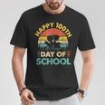 Happy 100th Day Of School Teacher Reading Book For Men Women Girls Kids T-Shirt Unique Gifts