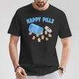 Happy Pills うさぎ 面白い ホーランドロップ バニー 恋人 ユーモア Tシャツ 面白い贈り物