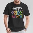 Happy Pride Month レインボー ゲイプライド アリー Lgbt メンズ レディース キッズ Tシャツ 面白い贈り物