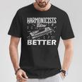 Harmonicists Blow Better ハーモニカ Tシャツ 面白い贈り物