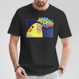 Heck Cockatiel Birb Memes Angry Parrot Lover Tシャツ 面白い贈り物