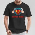 Herrenuper Papa Hero T-Shirt Lustige Geschenke