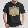 Hey Kingwole Doge Meme Tシャツ 面白い贈り物