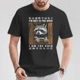 I'm Not In Theoid I Am Theoid 日本のアライグマ Tシャツ 面白い贈り物