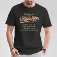 Ich Bin Ein Wäldchen Ich Höre Nicht AufWenn Ich Müde Bin Ich Höre Auf Wäldchen Name T-Shirt Lustige Geschenke