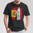 Irak España Bandera De La Amistad Irak Camiseta unisex Regalos divertidos