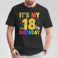 It's My 18歳の誕生日プレゼント。18歳のティーンの男の子と女の子に。 Tシャツ 面白い贈り物