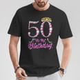 It's My 50Th Birthday Queen Tiarahoes 50歳 Old Bday ギフト Tシャツ 面白い贈り物