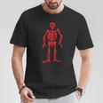 Jolly Roger 海賊旗 レッドスケルトン エドワードロー Tシャツ 面白い贈り物