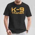 K-9 K9 ドッグハンドラー トレーナー 警察 セキュリティ ハロウィン Tシャツ 面白い贈り物