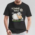 Komme Was Wolle Ichchaf Das Lustigeschaf T-Shirt Lustige Geschenke