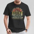 Legendince April 1967Intage 58Th Birthday Made In 1967 長袖tシャツ Tシャツ 面白い贈り物
