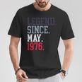 Legendince May 1976 メンズ レディース 1976年5月 Tシャツ 面白い贈り物