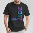 Limited Edition Jahrgang 2017 Junge Mädchen 9 Geburtstag T-Shirt Lustige Geschenke
