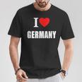 I Love Germany ドイツ サンシャイン ドイツ サマーホリデー Tシャツ 面白い贈り物