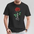 Love Heart Bruno First Name Personalized For Kids T-Shirt Unique Gifts