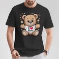 I Love Hiratsuka Teddy Bear 平塚テディベア大好き Tシャツ 面白い贈り物