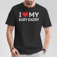 I Love My Baby Daddy Tシャツ 面白い贈り物
