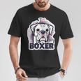 I Love My Boxer Dog Mom Dad Kawaii Dog Doodles ボクサー 犬 Tシャツ 面白い贈り物