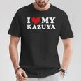 I Love My Kazuya 私はカズヤを愛しています Tシャツ 面白い贈り物