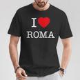 I Love Roma Graphic Novelty & Cool s Tシャツ 面白い贈り物