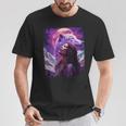 I Love Wolves ビンテージ ネイティブアメリカン Tシャツ 面白い贈り物