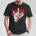 I Love You 手話 Asl Peak Languages Tシャツ 面白い贈り物