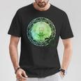Mandala Namaste スピリチュアルブッダ ファッション服セット グリーン Tシャツ 面白い贈り物