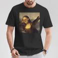 Mona Lisa 水玉 Tシャツ 面白い贈り物