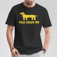 Nagaugiru Inu なが すぎる いぬ Tシャツ 面白い贈り物