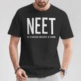 Neetネット 教育・雇用・トレーニングなし Tシャツ 面白い贈り物