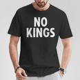 No Kings Tシャツ 面白い贈り物