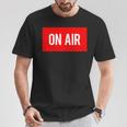 On Air レトロ Dj マイク ポッドキャスト ヴィンテージ バイブ ギフト Tシャツ 面白い贈り物
