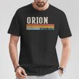 Orion Retrointage Hombres Niños Niños Nombre Camiseta unisex Regalos divertidos