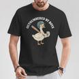Outnumbered By Boys Baseball Mom Goose T-Shirt Unique Gifts