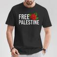 Palestine Free Palestine Free Gaza Palestine Flag Arabic Tシャツ 面白い贈り物