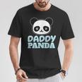 Papà Panda Bear Papà Festa Del Papà Panda Maglietta Regalos divertidos