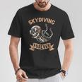 Paracaidista Esqueleto Paracaídas Parapente Paracaidismo Camiseta unisex Regalos divertidos