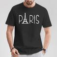 Paris Love France エッフェル塔tシャツ Tシャツ 面白い贈り物