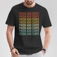 Phish And Chips ファニーハッカー フィッシングコンピュータハッカー Tシャツ 面白い贈り物