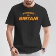 Powered By Biryani グルメ ビリヤニ 食品愛好家 ベリアーニ Tシャツ 面白い贈り物