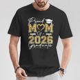 Proud Mom Of A 2026 Graduate Senior 2026 Gold Vibes T-Shirt Unique Gifts