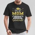 Proud Mom Class Of 2026 Nursing Graduate Nurse T-Shirt Personalized Gifts